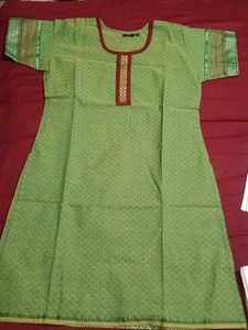 Flora Green Embellished Kurta