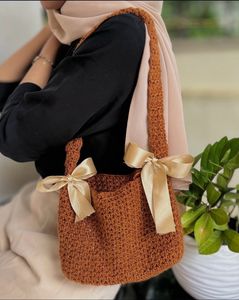 Aesthetic Crochet Bag 🎀