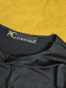 Elegant black soft Dress size M