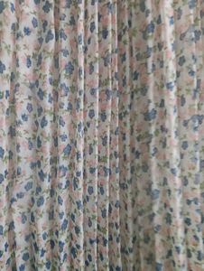 Floral Pleated Skirt