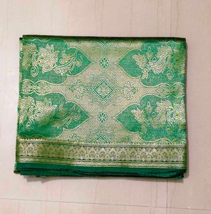 Green Banarasi Silk Saree