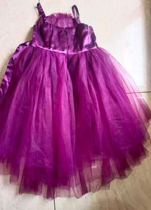 Burgundy Flower Girl Dress