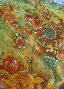 Parrot Green Saree
