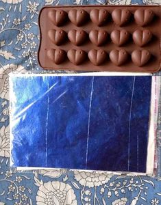 Earrings, Chocolate Mould &amp; Wrapping Papers Combo