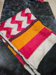 Zigzag Pattern Saree
