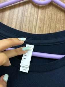 Oversized Rick And Morty Navy Blue T-shirt