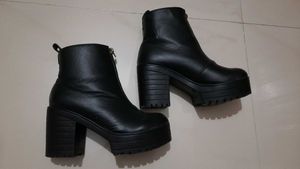 Chunky Platform Ankle Boots