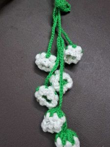 Handmade Flower Keychain For Car
