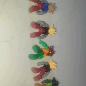 Anime Character Figures - Set of 5