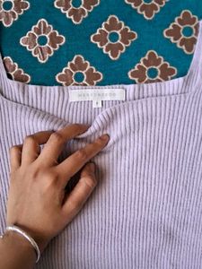 Square Neck Crop Top