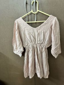 Classy Top (dress) Puffy Sleeves