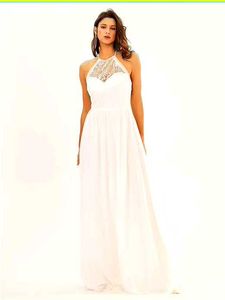 White Lace Detail Dress