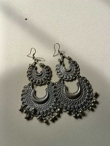 Bohemian Silver Earrings