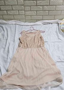 ✨ Valleygirl Sequinned &amp; Pleated Party Dress