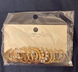 Hoop Earrings - Pair of 6
