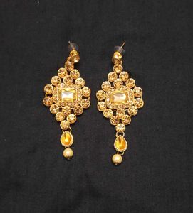 Gold Stone diamond Jewellery Set
