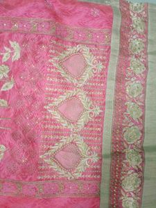 Pink Embroidered Kurti