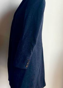 Elegant &amp; Timeless Navy blue Woolen Coat