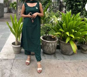 Kurta Suit Set With Pant Dupatta