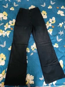 Black Flare Leg Pants