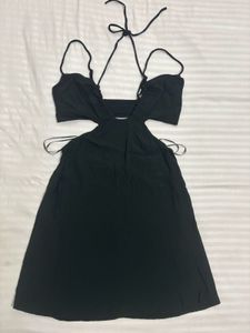 Little Black Dress with Cutouts