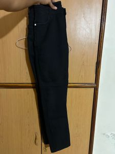 Black Straight Leg Jeans