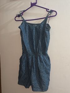 Cute Blue Romper