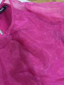 Totally New Shimmer Pink Mini Dress