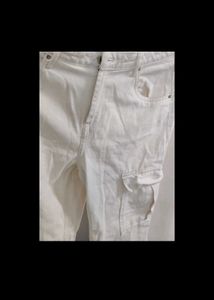 OUTRYT White Cargo Jeans