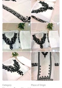 combo of two embroidery dress material just  349