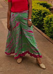 Branded Palazzo Skirt