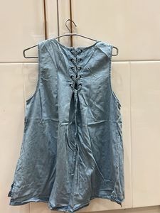 Denim Sleeveless Top