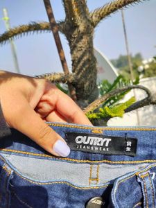 Dark Blue Denim Jeans