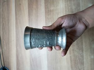 German pewter cup or shot glass