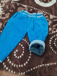 Cute Blue Baby Pants