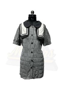 Cute Plaid Sailor Dress