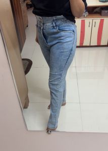 Roadster Super Highwaist 3button Belt Jeans
