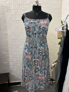 Boho-Inspired Printed Summer Dress
