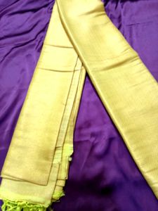 Golden Silk Saree