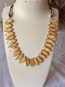 Unique Yellow Necklace