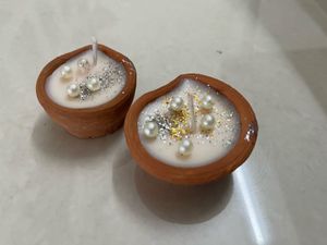 Handcrafted Diwali Diya Candles (Set of 5)