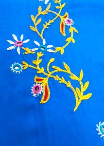 Cotton Kurti With Gujarati Work