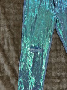 Sequined Ripped Jeans from forever 21