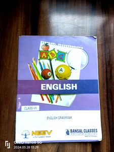 Class 7th English Module Bansal Foundation