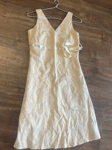 Floral Embroidered Wrap Dress