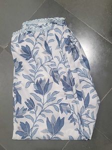 Blue Floral Sleeveless Dress