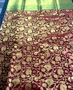 Banarasi Brown Saree
