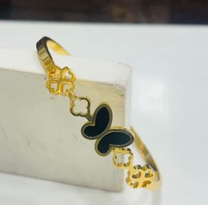 Anti tarnish Gold Butterfly Bangle/bracelates
