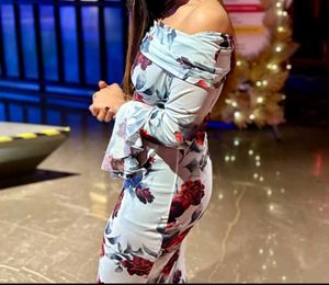 Printed Bodycon Dress