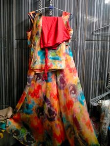 Floral Print Kurta Set